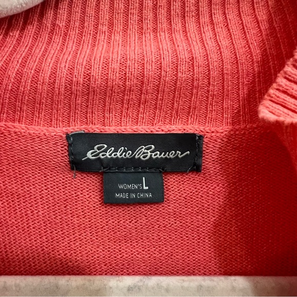 Eddie Bauer Coral Zip Up - Picture 4 of 8